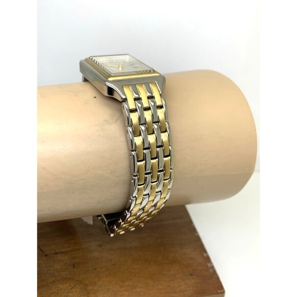 Fossil Women\'s Watch ES5368 Raquel Quartz Tank Two Tone Stainless Steel 23mm main image 10